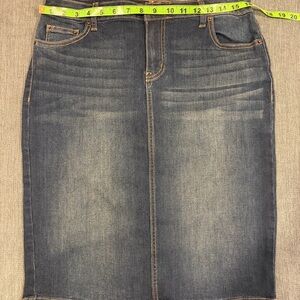 Westport Dark Blue Denim Skirt -  NWOT